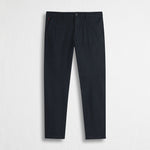 Pantalone Chino in Dobby Stretch Slim Fit - Blue Navy