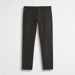 Pantalone Chino in Dobby Stretch Slim Fit - Chocolate