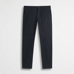Pantalone Chino in Piquet Stretch Slim Fit - Blue Navy