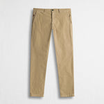 Pantalone Chino in Fustagno Stretch Slim Fit - Sand