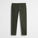Pantalone Chino in Fustagno Stretch Slim Fit - Fall Leaf