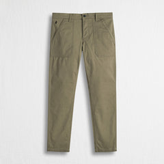 Chino Fatigue in Piquet Stretch Regular Fit - Sand