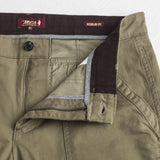 Chino Fatigue in Piquet Stretch Regular Fit