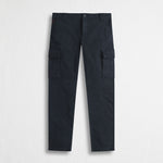 Pantalone Cargo in Gabardina Stretch Regular Fit - Blue Navy