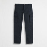 Pantalone Cargo in Gabardina Stretch Regular Fit - Blue Navy