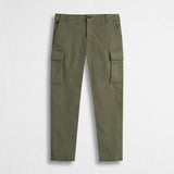 Pantalone Cargo in Gabardina Stretch Regular Fit - Fall Leaf