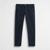 Pantalone Cinque Tasche in Velluto a Coste Stretch Slim Fit - Blue Navy