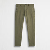 Pantalone Chino in Gabardina Stretch Slim Fit - Fall Leaf