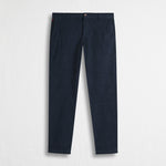 Pantalone Chino in Velluto a Coste Stretch Slim Fit - Blue Navy