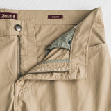 Casual 5-pocket stretch poplin pants - Khaki