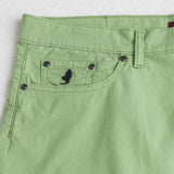 Casual 5-pocket stretch poplin pants - Light Green