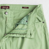 Casual 5-pocket stretch poplin pants - Light Green