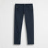 Pantaloni 5 tasche casual in popeline stretch - Navy Blue