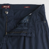Casual 5-pocket stretch poplin pants - Navy Blue