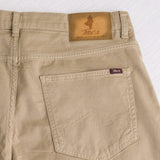 5-pocket gabardine pants - Khaki