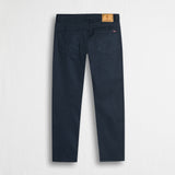 5-pocket gabardine pants - Navy Blue