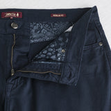 5-pocket gabardine pants - Navy Blue