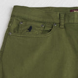 5-pocket gabardine pants - Dark Olive
