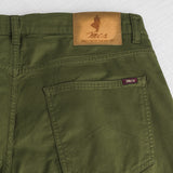 5-pocket gabardine pants - Dark Olive