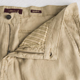 Pantalone 5 tasche in lino - Khaky