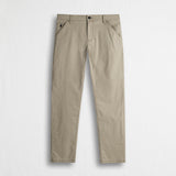Pantalone Utility in cotone elasticizzato - Sand