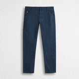 Pantalone Utility in cotone elasticizzato - Navy Blue