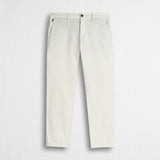 Pantalone chino in popeline stretch - Blanc De Blanc