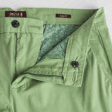 Pantalone chino in popeline stretch - Light Green