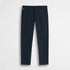 Pantalone chino in popeline stretch - Navy Blue