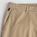 Chino pants in stretch gabardine - Khaki