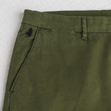 Chino pants in stretch gabardine - Dark Olive