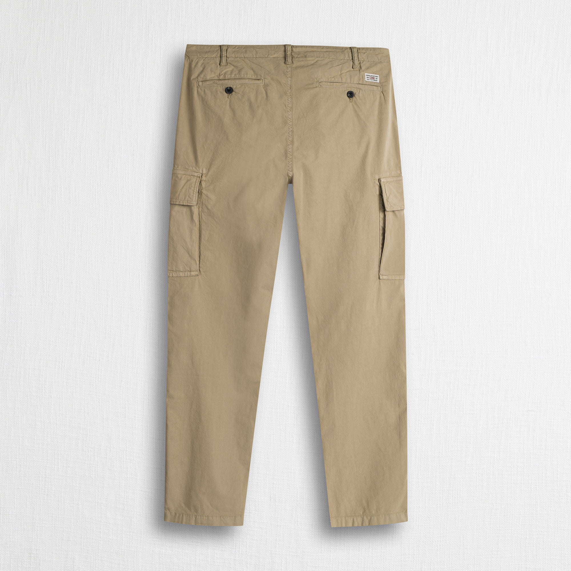 Pantalone cargo in popeline stretch - Khaky