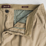 Pantalone cargo in popeline stretch - Khaky