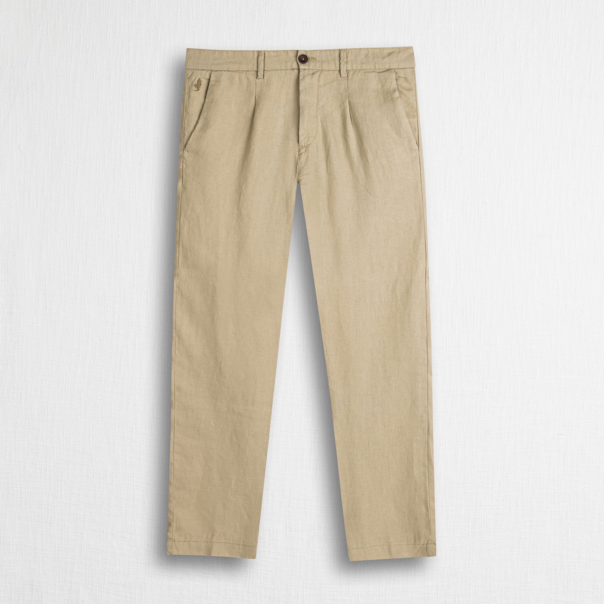 Pantalone chino in lino - Khaky