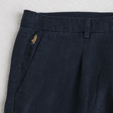 Pantalone chino in lino - Navy Blue