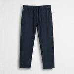 Pantaloni joggers estivi in lino - Navy Blue