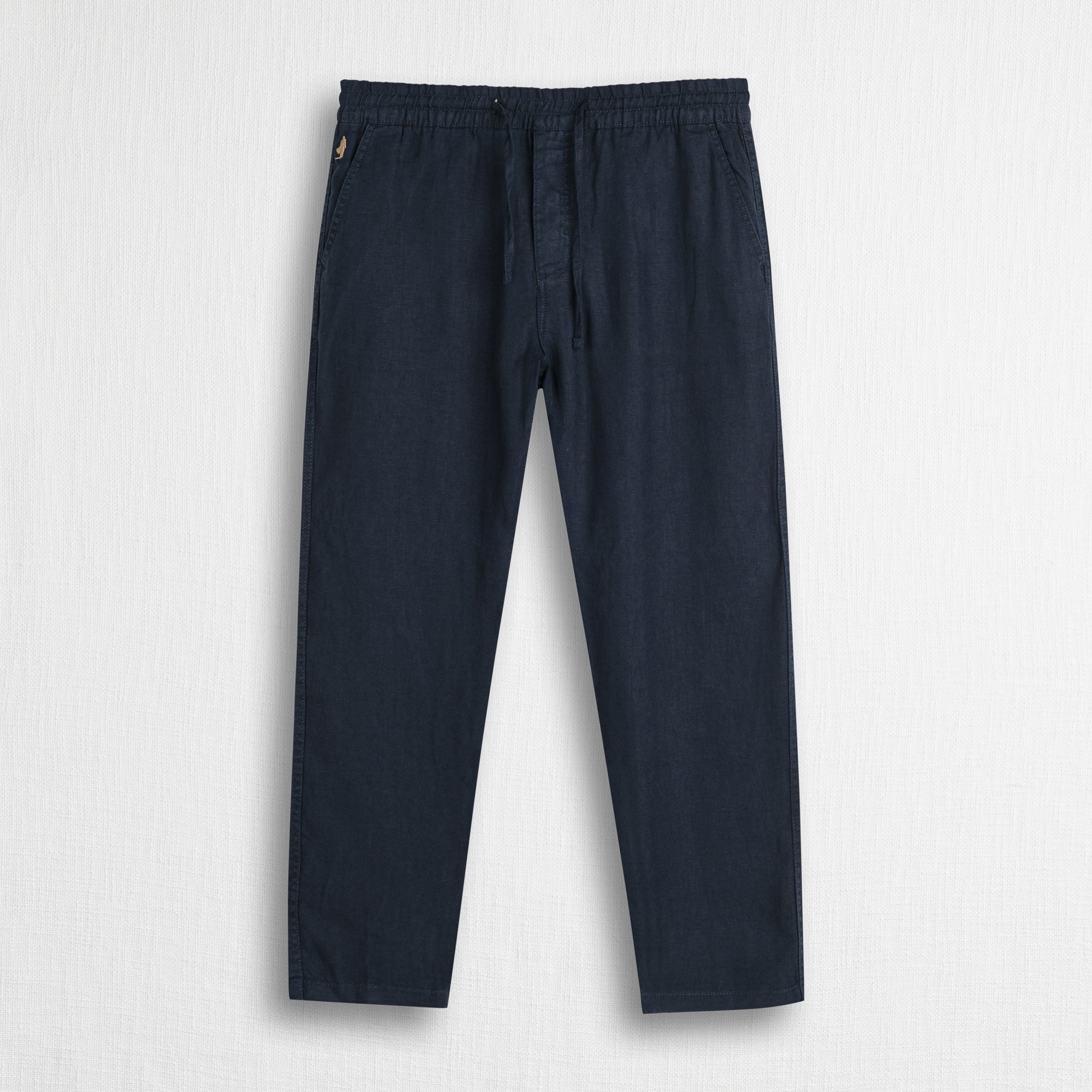 Pantaloni joggers estivi in lino - Navy Blue