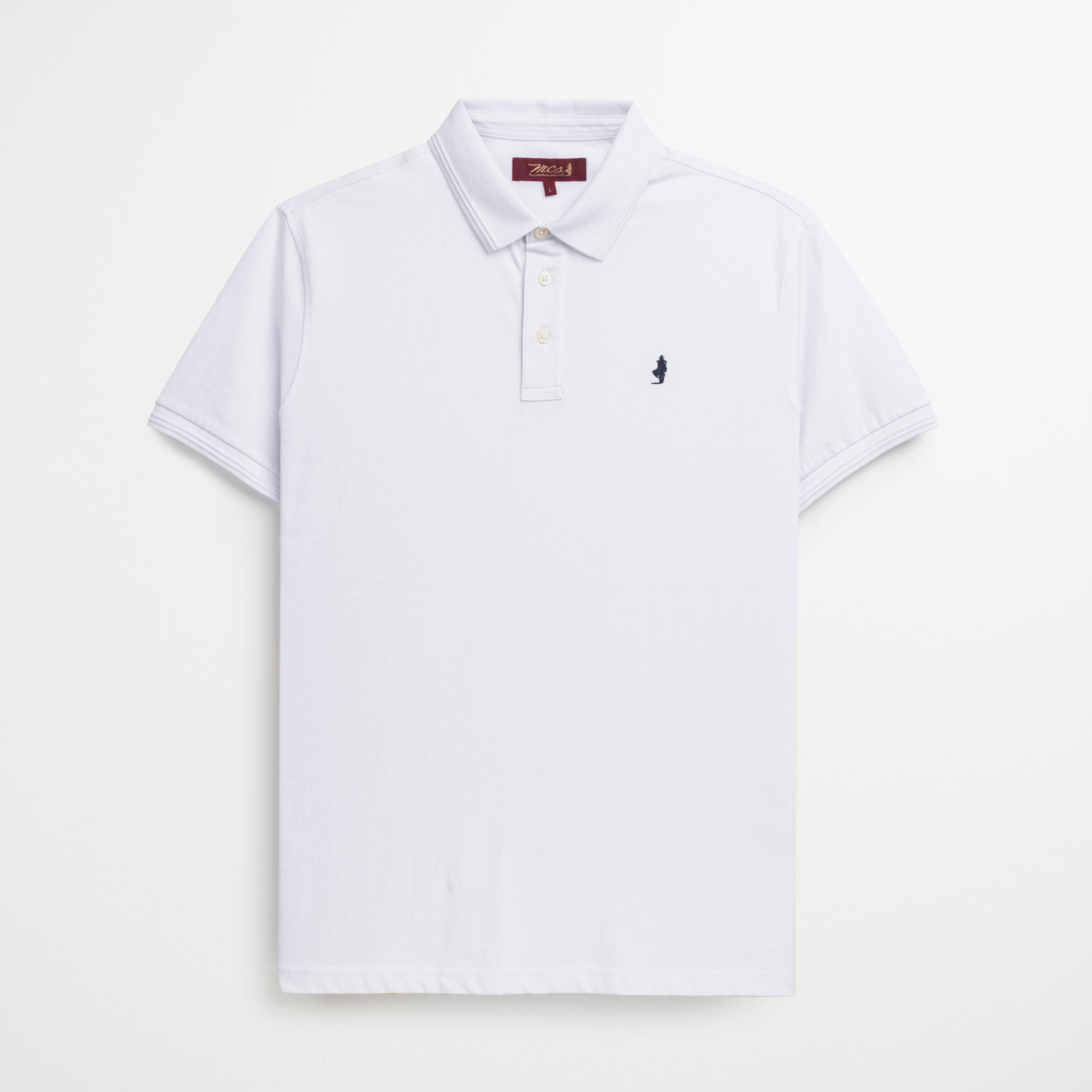 Men's 100% Cotton Jersey Solid Polo S/S 2025 MCS - Main Image