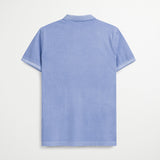 Stretch Cotton Polo Dyed Over