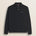 Polo Manica Lunga in Interlock di Cotone fronte - Black