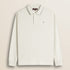 Polo in Jersey Smerigliato Manica Lunga fronte - Gardenia