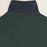 Polo in Jersey Smerigliato Manica Lunga dettaglio colletto retro - Ponderosa Pine
