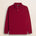 Polo in Jersey Smerigliato Manica Lunga fronte - Merlot