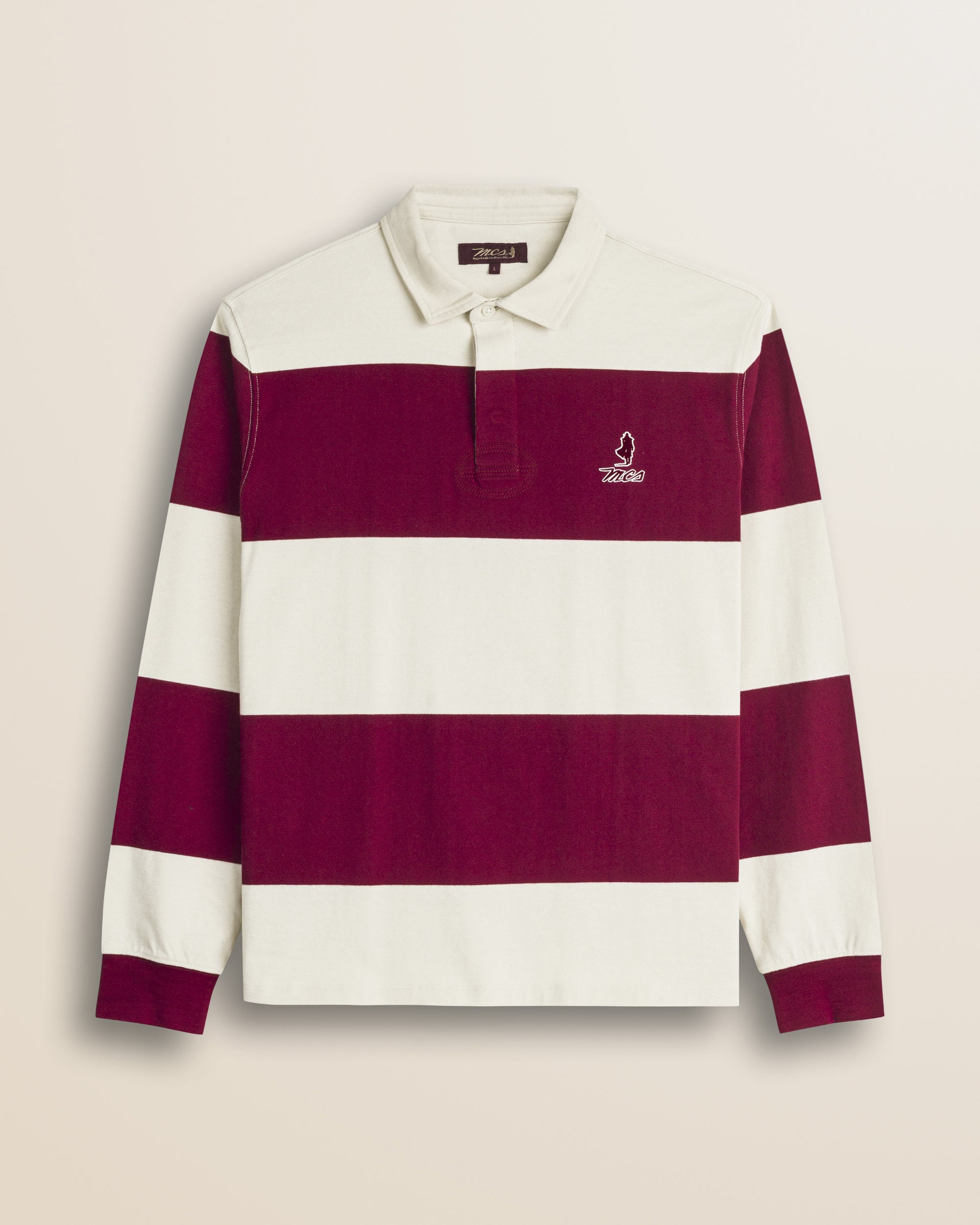 Polo Rugby a Righe in Jersey di Cotone fronte - Marlot Stripe