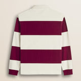 Polo Rugby a Righe in Jersey di Cotone retro - Marlot Stripe