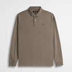 Polo Manica Lunga in Interlock Tinta Unita - Falcon