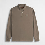 Polo Manica Lunga in Interlock Tinta Unita - Falcon
