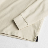 Long Sleeve Polo with Contrast Gabardine Collar
