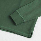 Long Sleeve Polo with Velvet Collar