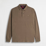 Polo Manica Lunga con Colletto in Velluto - Falcon